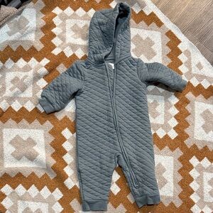 Quilted Baby Footie